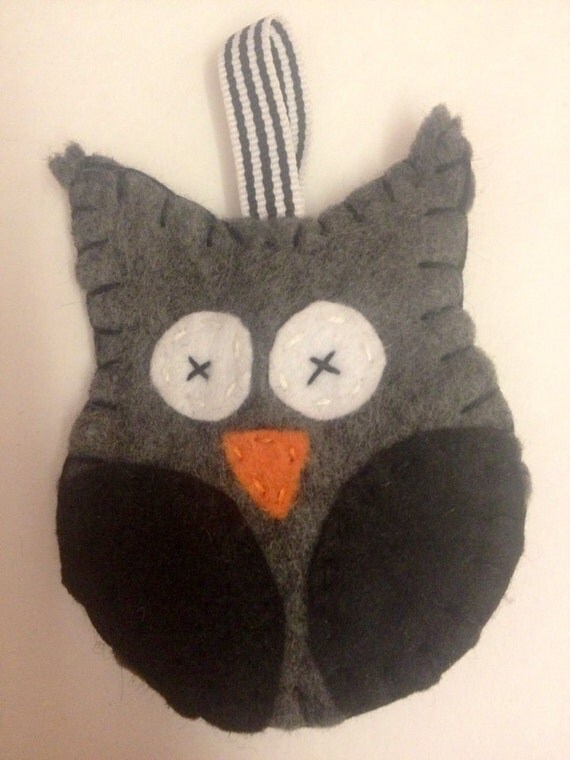stuffed owl keychain