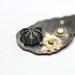 RESERVED FOR VC - Oxidized Silver Gold Tourmaline Necklace Yellow Black - Space Amoeba