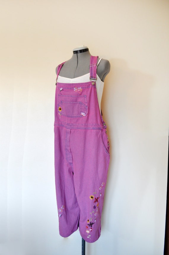 pink overall pants