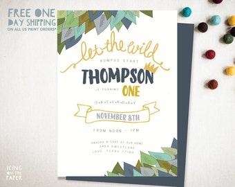 Where The Wild Things Are Invitation
