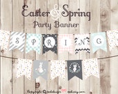 Easter & Spring Party Banner Printable I N S T A N T • D O W N L O A D Il_170x135