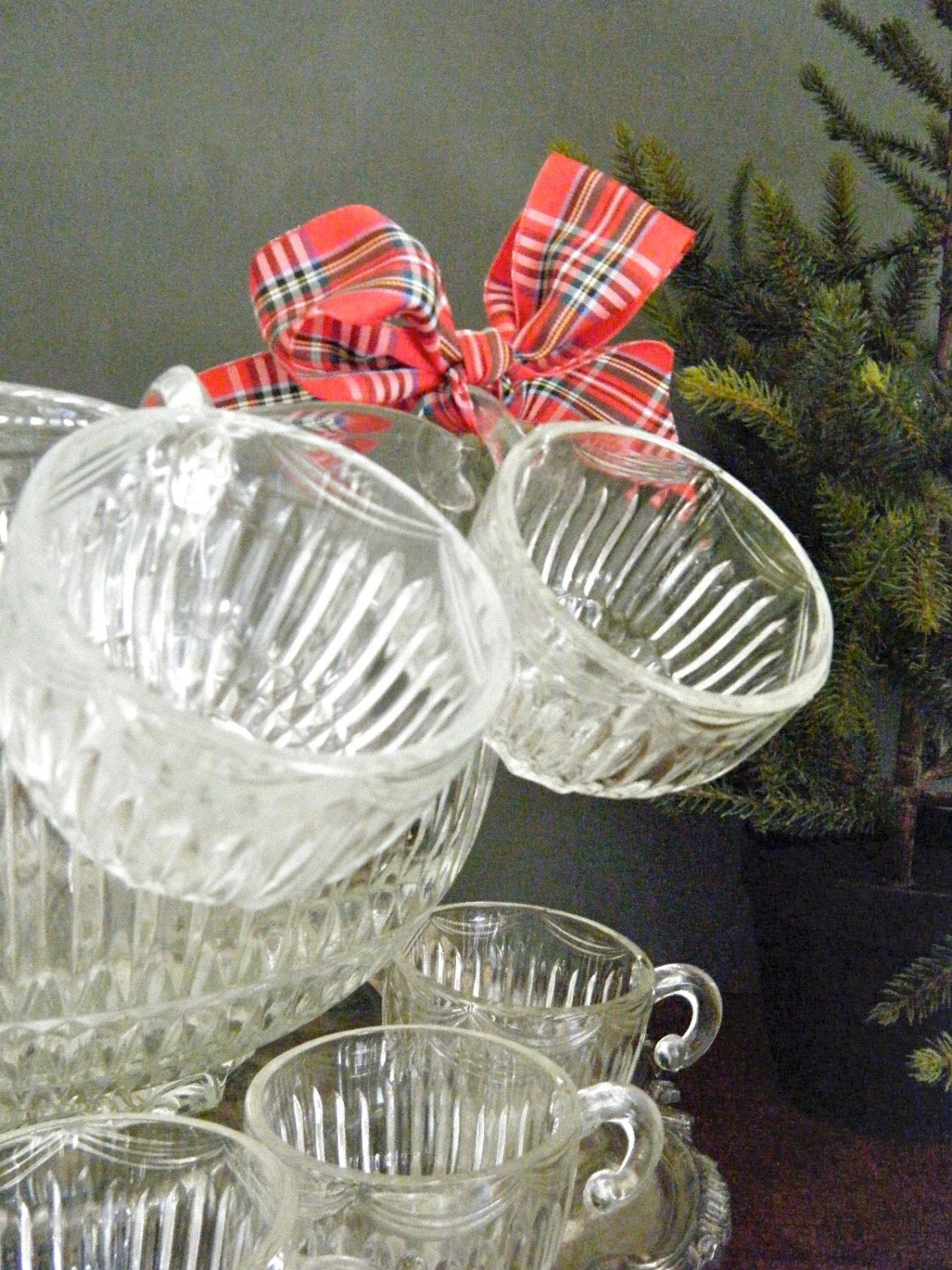 Royal Punch Bowl Set Extra Large Bowl by KaiserVonVintage