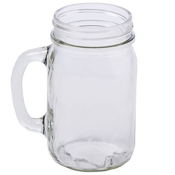 6 Ball Jar Drinking Mug made of glass and looks like a