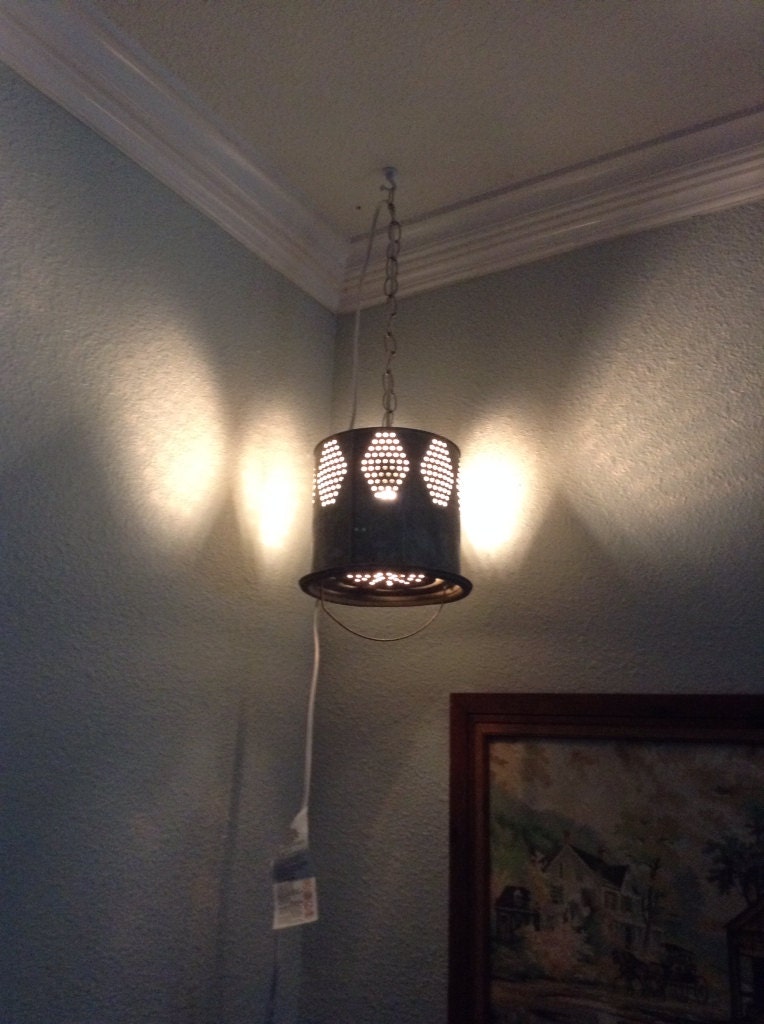 Vintage Minnow Bucket Light by LisaraeDesigns on Etsy
