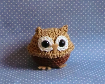 Mini owl amigurumi PDF crochet pattern