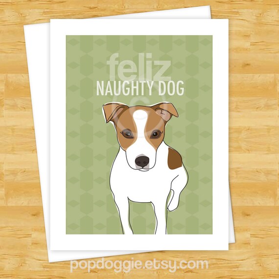 Dog Christmas Cards Jack Russell Terrier Feliz Naughty Dog Dog Christmas Cards Jack Russell Terrier Feliz Naughty Dog