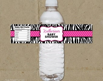 DIY Football Birthday Party Water Bottle Labels Digital U