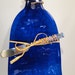 Cobalt Blue Textured Wine Bottle Tray