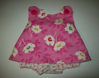 Baby Girl Boutique Pinafore Set With Bloomers size 0-3 months Ready To Ship Sample Sale