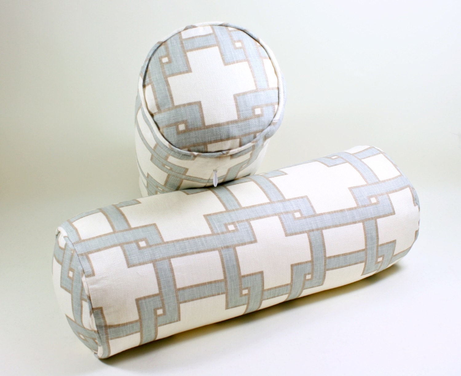 Round Bolster Pillow Cover Kravet Citysquare in by trendypillows