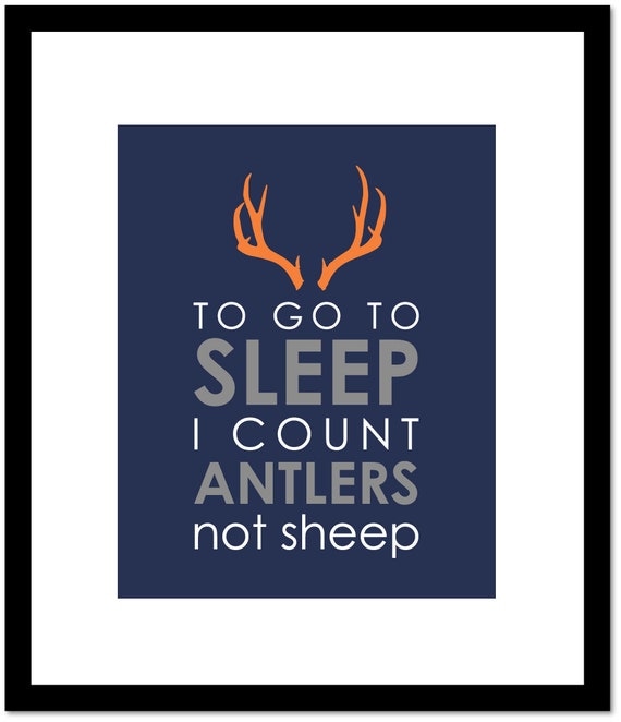 To Go To Sleep I Count Antlers Not Sheep Deer Antler by karimachal