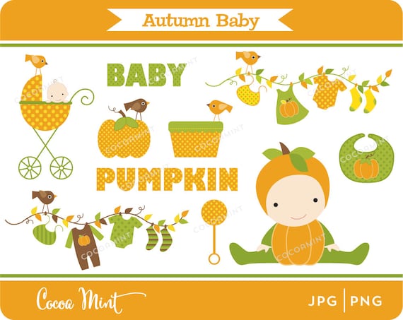 pumpkin baby shower clip art - photo #14