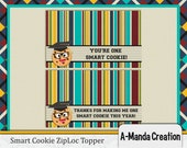 Smart Cookie Graduation Printable Zip Bag Toppers Il_170x135