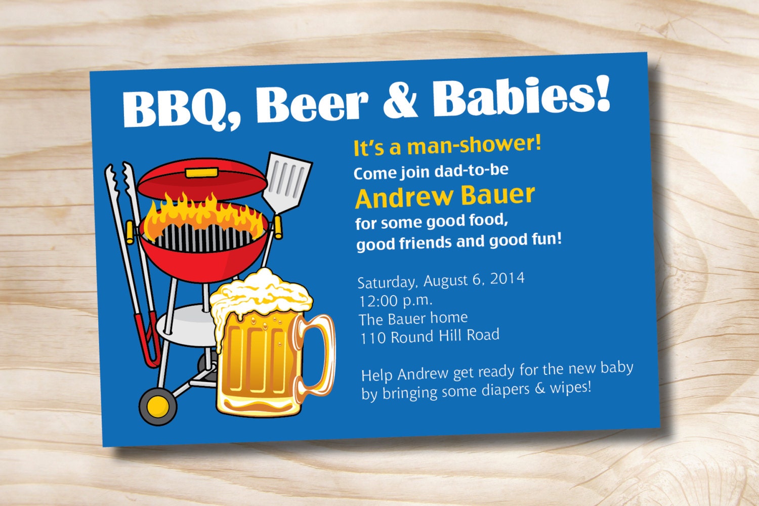 Beer And Babies Invitations 5