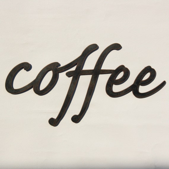 Coffee Metal Wall Art coffee metal wall art 23 wide word wall art Coffee Metal Wall Art coffee metal wall art 23 wide word wall art