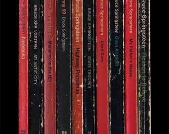 Bruce Springsteen 'Nebraska' Poster Print Album As Penguin Books Literary Print
