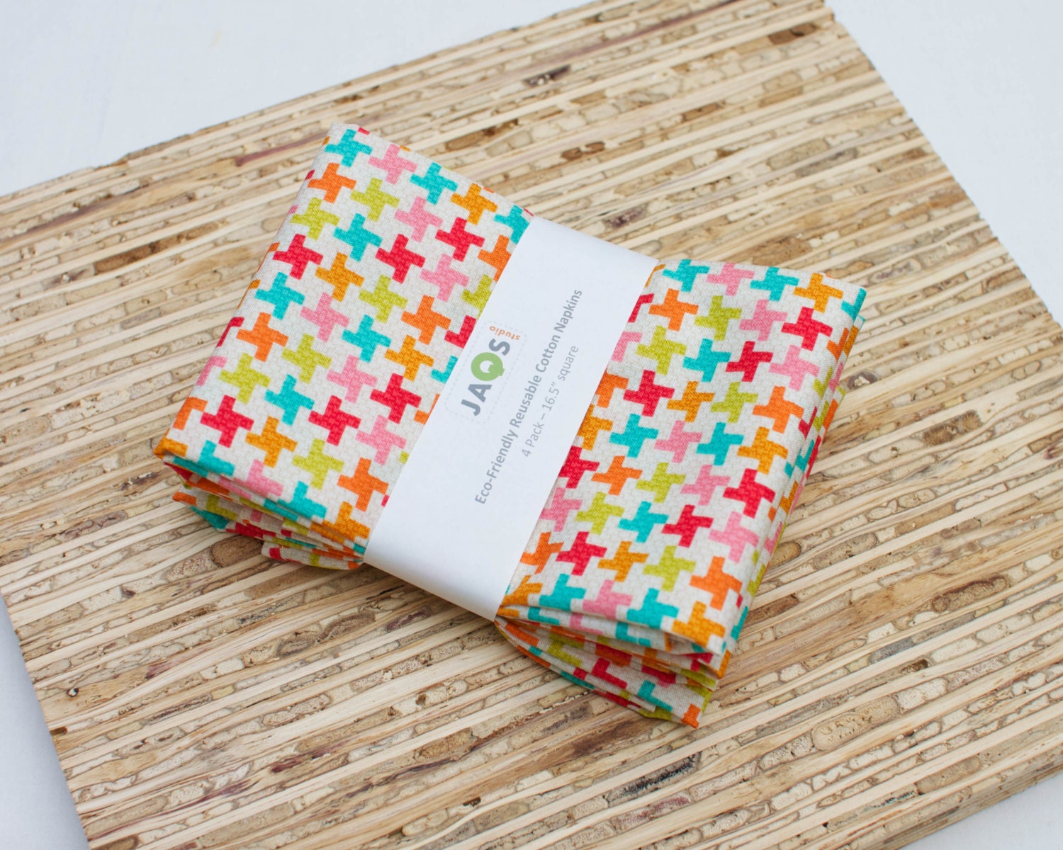 Large Cloth Napkins Set of 4 N2145 Colorful