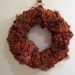 Rusty Copper Yarn Wreath