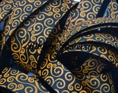 Elegant orange swirls on black 7/8" grosgrain ribbon Halloween Il_170x135