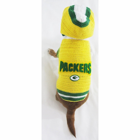 Items similar to Green Bay Packers Dog Hoodie Puppy NFL Pet Gear Cat