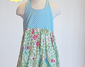 Maria dress pattern pdf sewing pattern halter neck girls sizes