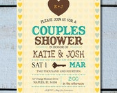 Vintage Wedding Shower, Couples Shower Jack and Jill Invitation Il_170x135