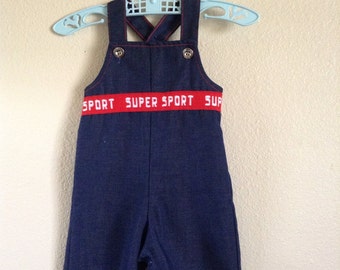 Vintage Health-tex Super Sport Overalls (3 months)