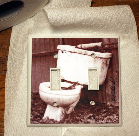 Light Switch Coverdouble ..bathroom toilet Light Switch Coverdouble ..bathroom toilet