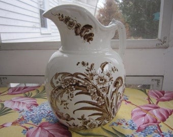 Vintage English Ironstone Pitcher