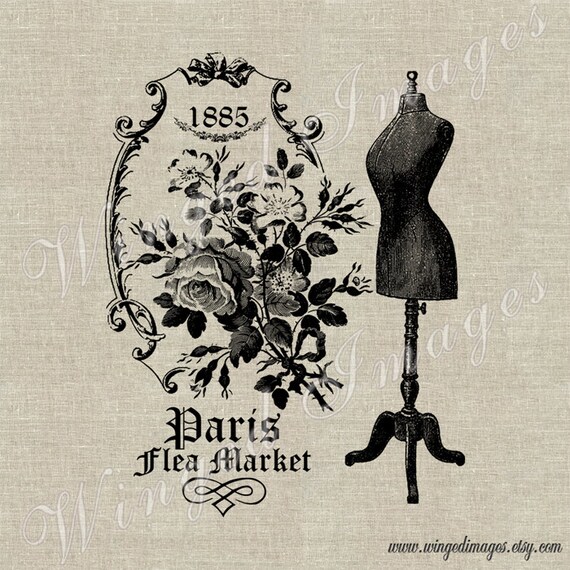 Paris Flea Market. Instant Download Digital Image No.43