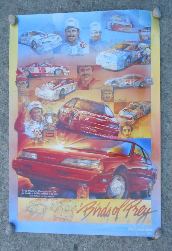 Vintage ford racing posters #6