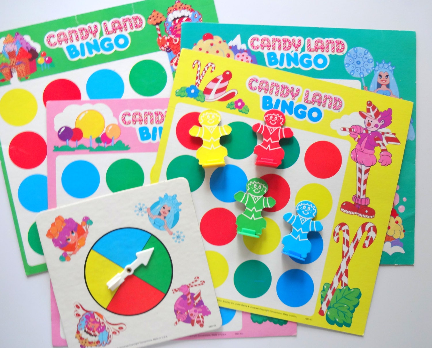 Vintage Candy Land Bingo Board Game 1984 by WylieOwlVintage
