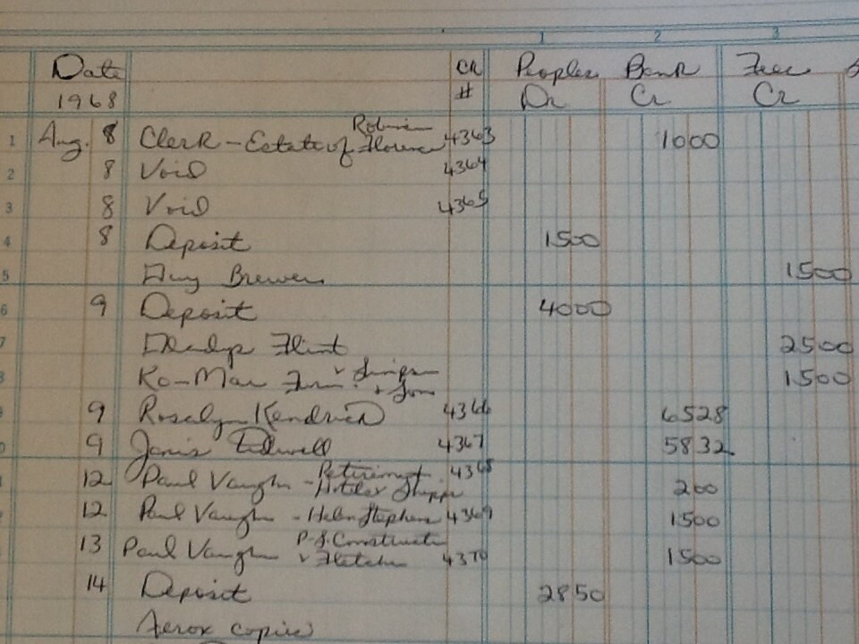 Vintage Boorum & Pease Large Accounting Ledger Brooklyn NY