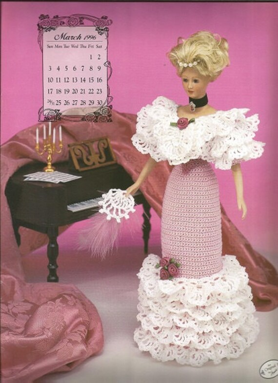 Crochet Pattern Crochet Barbie Doll Clothes Pattern March