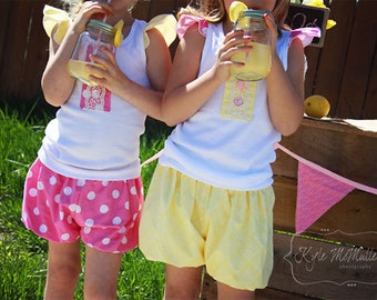 Bailey's Bubble Shorts PDF Pattern Sizes 6-12m to girls 8