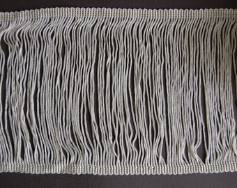 Double Sided Ivory Chainette Fringe