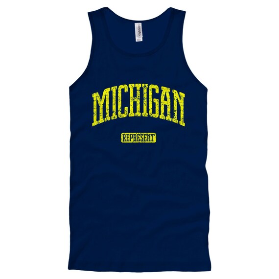 Michigan Represent Tank Top Unisex XS S M L XL 2x Tank