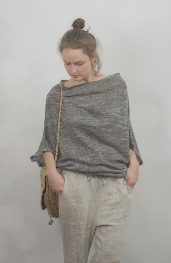 KNITTED LINEN SWEATER