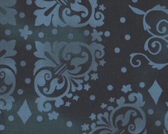 EOB Clearance, 30" Fabric, Blue Fabric, Blue Floral Fabric, Floral Fabric, Garden Fabric, 05061