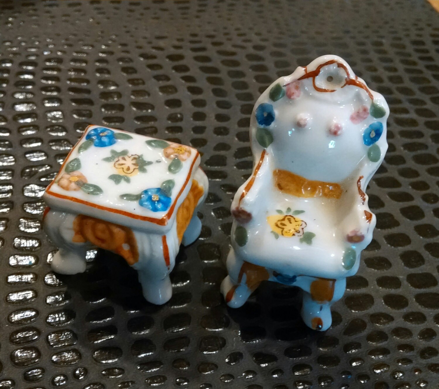 Miniature vintage China furniture doll house Japan