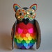 Special Order Reserved for CV- Rainbow Owl - Mexican Folk Art