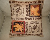 Falling Leaves Throw Pillow