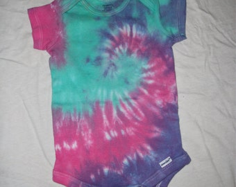 12 months Tie Dye Onesie