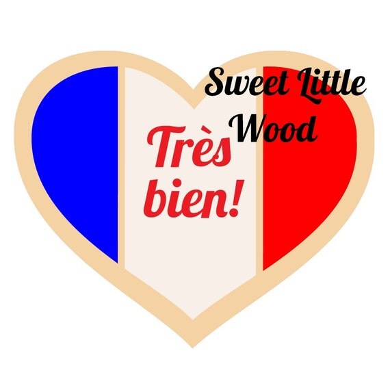 Download Tres Bien heart french flag vector svg 2 x digital SVG