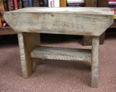 Wood Bench, Farmer Style Bench, Rustic Accents, Country Furniture, Primitive Seating