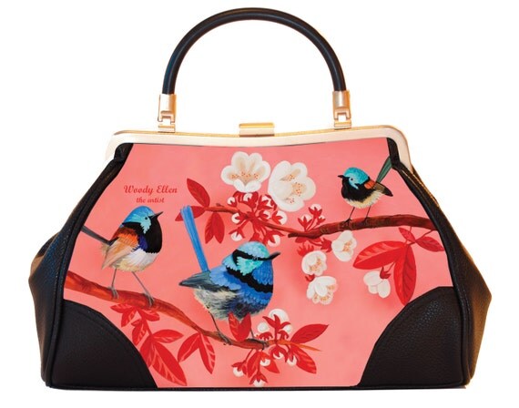 Retro handbag, Vintage handbag, Fairy,christmas,gifts,gifts for her,gifts for mom,Woody Ellen handbag,christmas gifts,christmas gift ideas