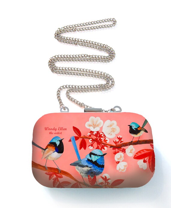 Box purse,box clutch,Fairy,birthday gift,gifts for her,gifts for mom,Woody Ellen handbag,christmas gifts,christmas gift ideas,new years gift