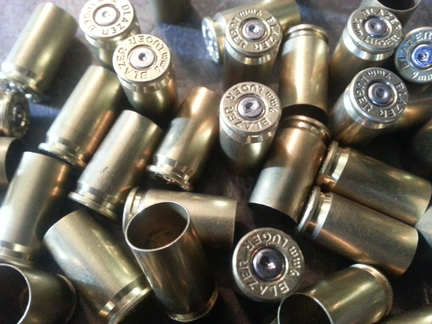 9mm Brass Bullet Shell Casings50ctCleaned and Polished