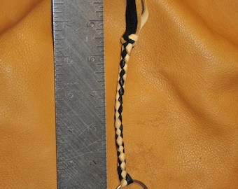 Braided Leather Key Chain
