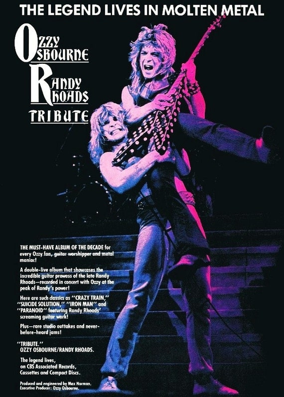 ozzy osbourne tribute to randy rhoads full album